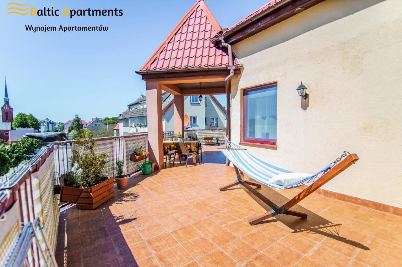 Baltic Apartments - Apartament Sloneczny Taras ชวีโนวิชแจ ภายนอก รูปภาพ