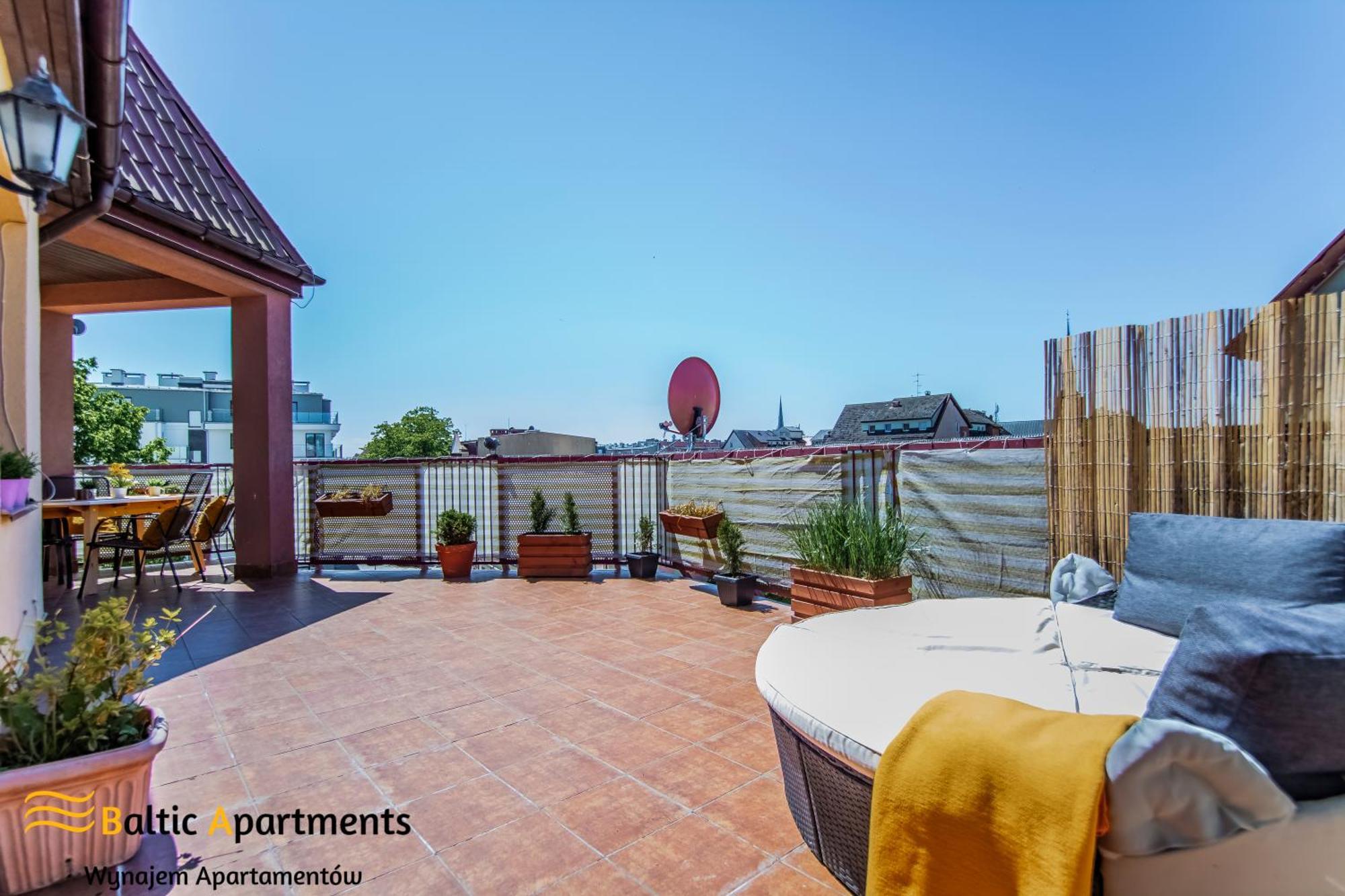 Baltic Apartments - Apartament Sloneczny Taras ชวีโนวิชแจ ภายนอก รูปภาพ